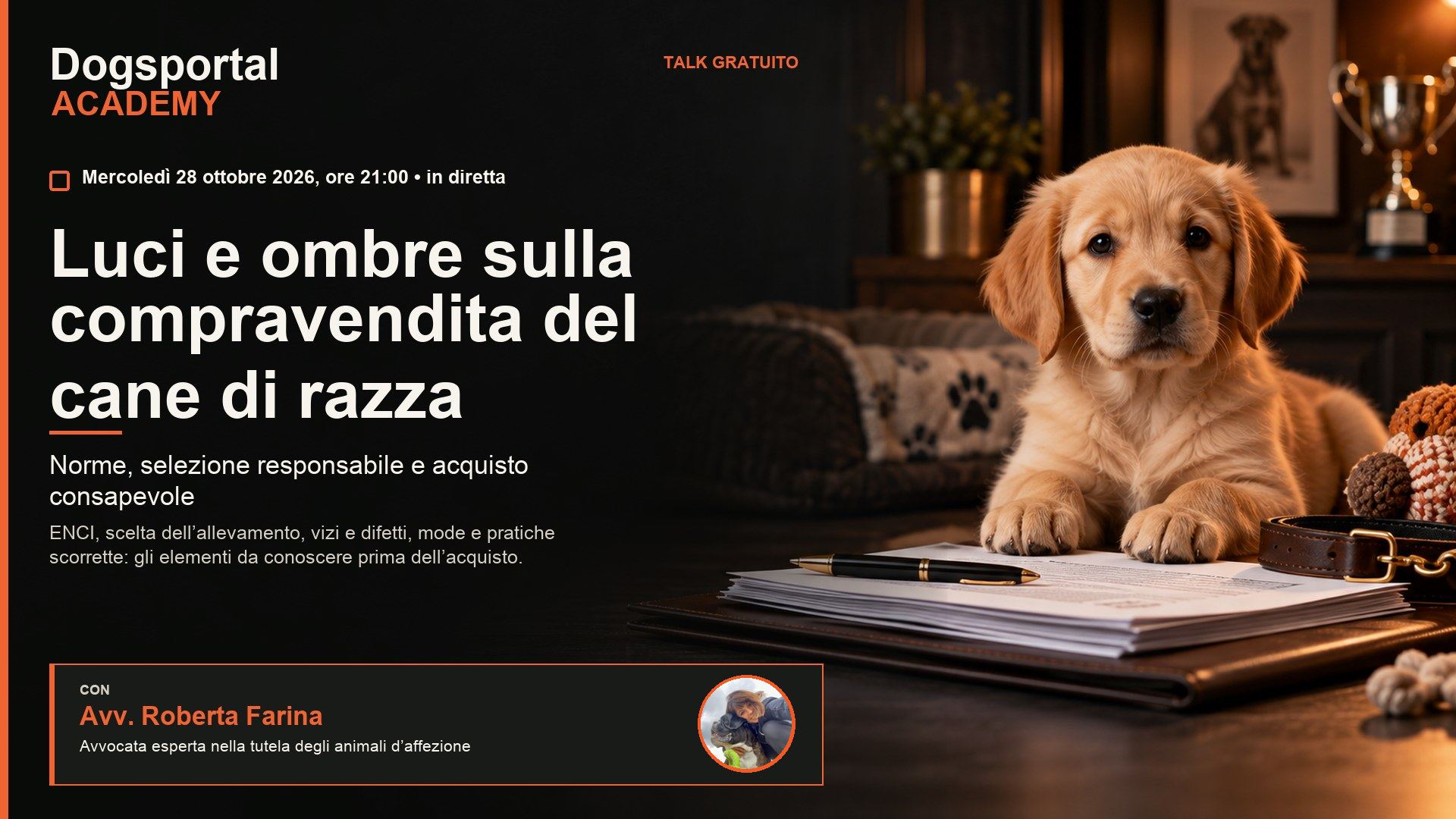 Luci e ombre sulla compravendita del cane di razza