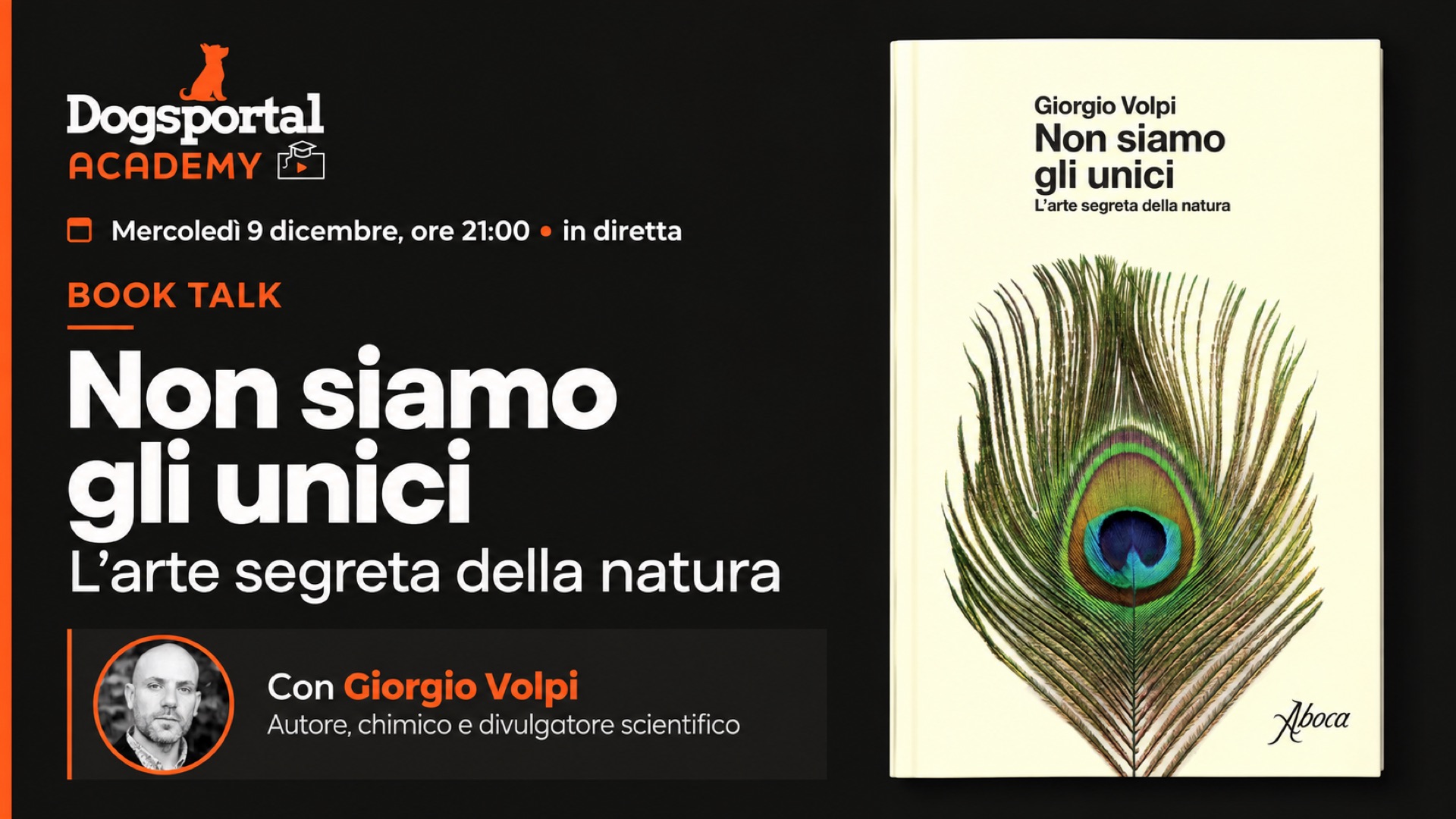 Book Talk: Non siamo gli unici — l’arte segreta della natura